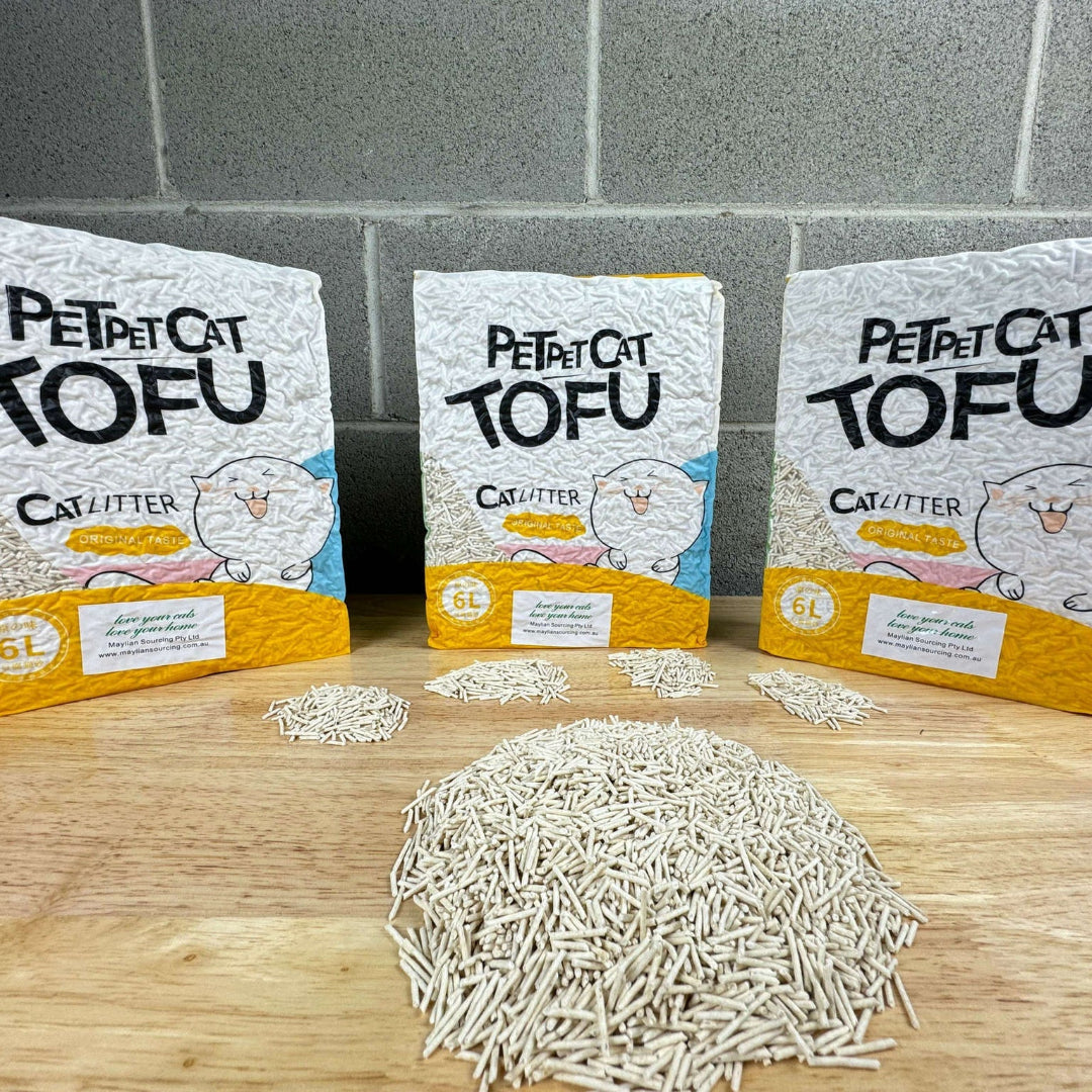 Tofu Cat Litter 2.5 Kg - Clumping Flushable Fast Super Absorben x1x2/x4/x6x12