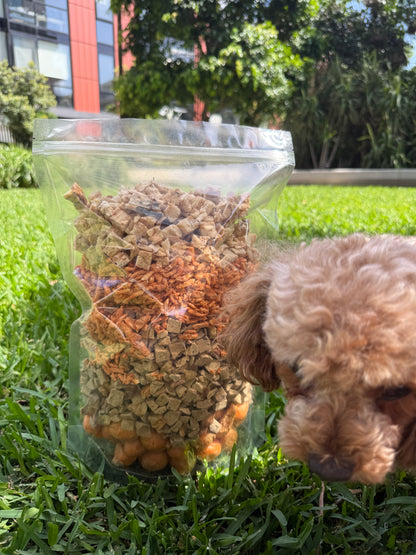 1kg variety pack freeze dried treats for cats and dogs mixed flavours pawpure