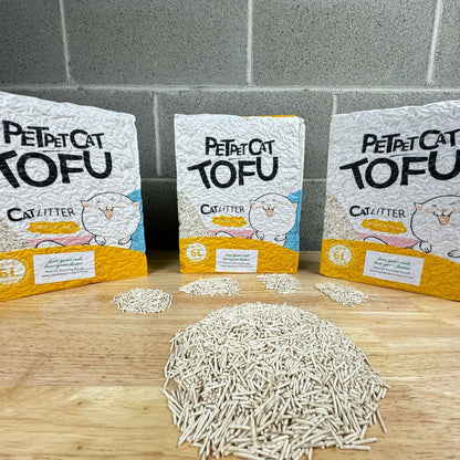 Tofu Cat Litter 2.5 Kg - Clumping Flushable Fast Super Absorben x1x2/x4/x6x12