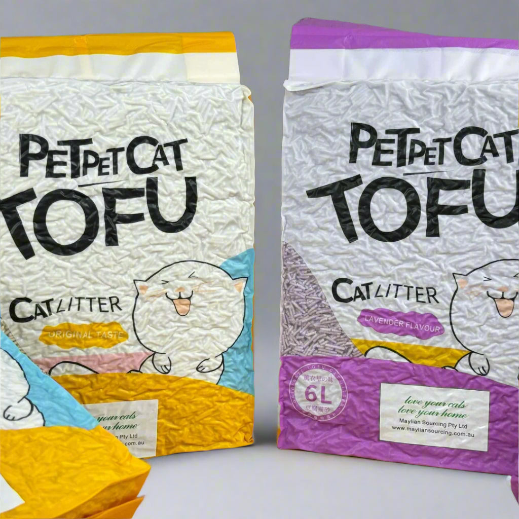 Tofu Cat Litter 2.5 Kg - Clumping Flushable Fast Super Absorben x1x2/x4/x6x12