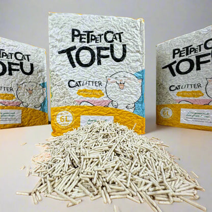 Tofu Cat Litter 2.5 Kg - Clumping Flushable Fast Super Absorben x1x2/x4/x6x12
