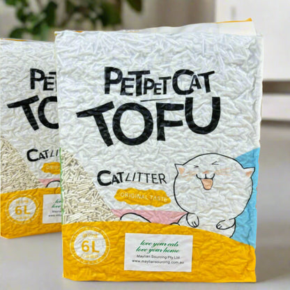 Tofu Cat Litter 2.5 Kg - Clumping Flushable Fast Super Absorben x1x2/x4/x6x12