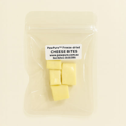 Freeze Dried Cheese Bites | Calcium Rich Treat for Cats and Dogs | PawPure