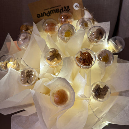 freeze dried treat bouquet harmony mix for cats and dogs premium gift selection pawpure