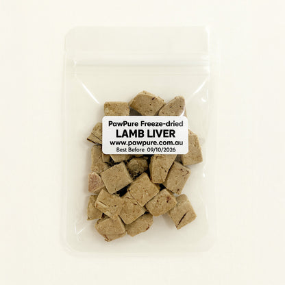 lamb liver treat for cats and dogs nutrient dense natural snack rich in vitamins pawpure