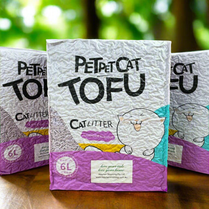 tofu cat litter lavender scented natural cat litter
